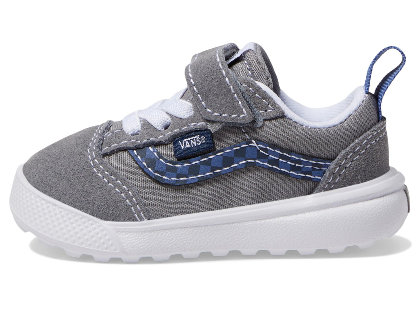 Vans Kids Ultrarange 66 V (Infant/Toddler) Sneaker, Grey/Blue, 4 US Unisex