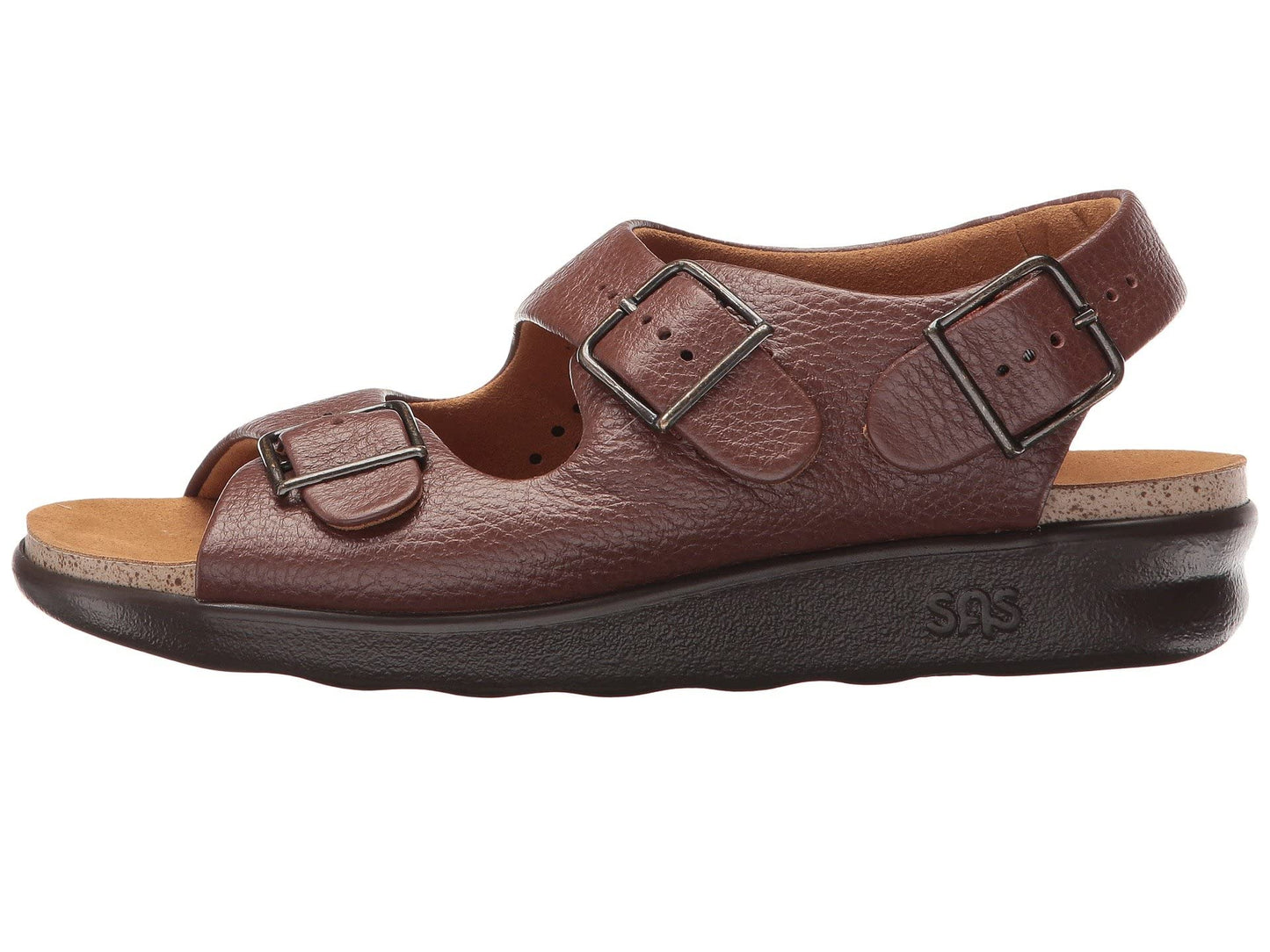 SAS Relaxed Comfort Sandal Amber 8.5 W - Wide (C)