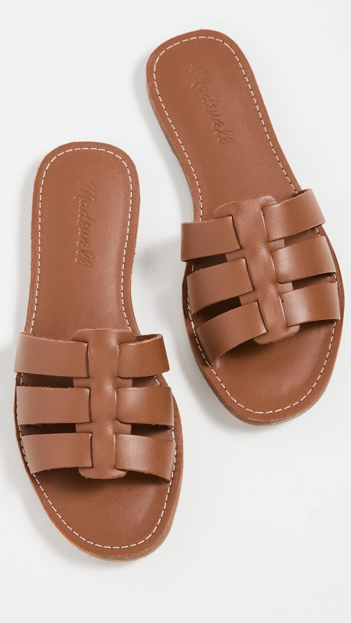 Madewell Women's Randal Boardwalk Fisherman Sandals, English Saddle, Tan, Brown, 6.5 Medium US