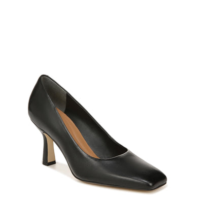 Franco Sarto Sarto Womens Flexa Aela Square Toe Pump Black Leather 7.5 M