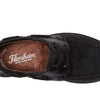 Florsheim Boy's Croquet Jr Moc Toe Boat Shoe (Toddler/Little Kid/Big Kid) Black Nubuck 1 Medium