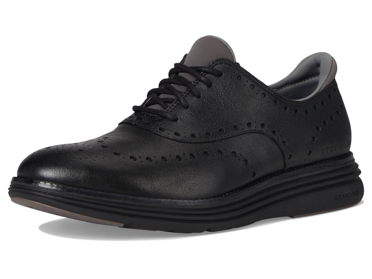 Cole Haan Men's Originalgrand Ultra Wing Oxfords, Black/Black/Pavement Wp, 12-M US