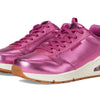 Skechers Womens Uno - Metallixs, Magenta, 7.5 Medium