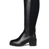 Cole Haan Womens Gema Tall Lug Boot, Black Leather Wp, 10.5-B US