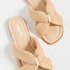 SCHUTZ Women's Fairy Casual Sandals, Areia/Egg SHell, Tan, 8.5 Medium US