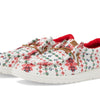 HEYDUDE Wally Youth Ugly Sweater Cream Size 1 | Kids Shoes | Kids Slip-on Loafers | Comfortable & Light-Weight