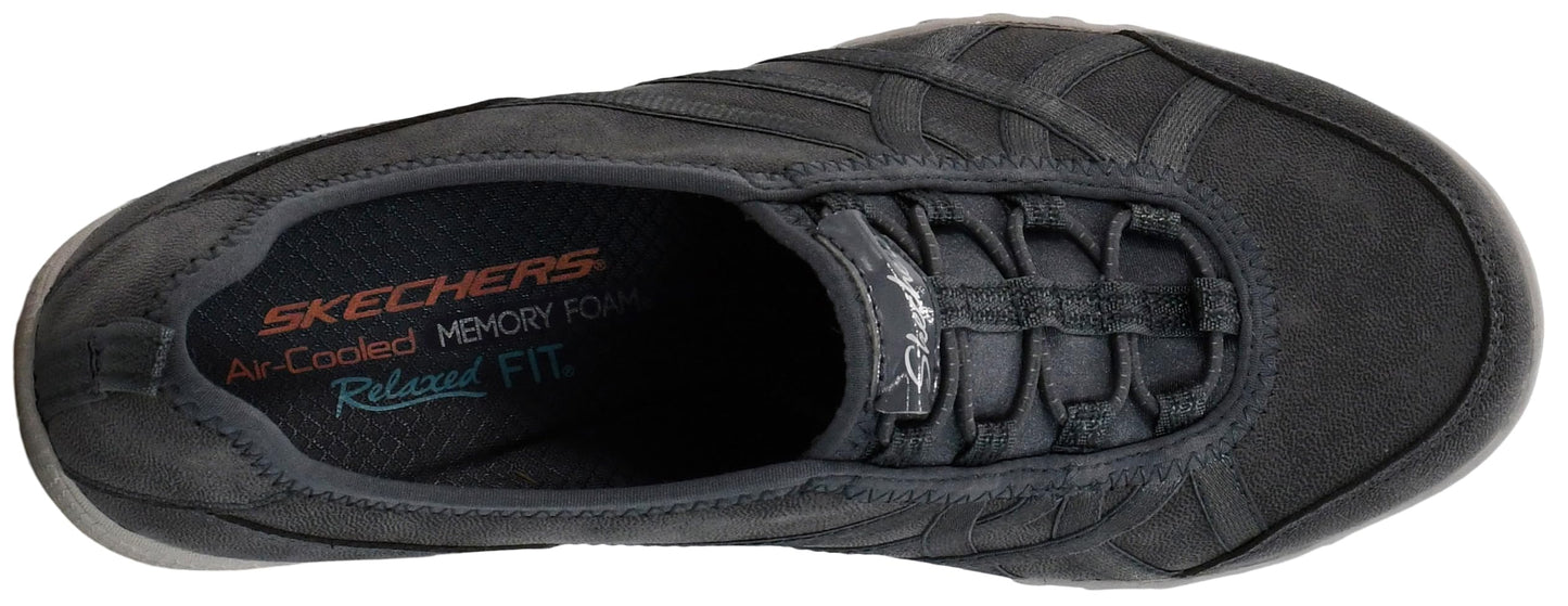 Skechers Women's Breathe Easy Days End Shoes, Charcoal, 8.5