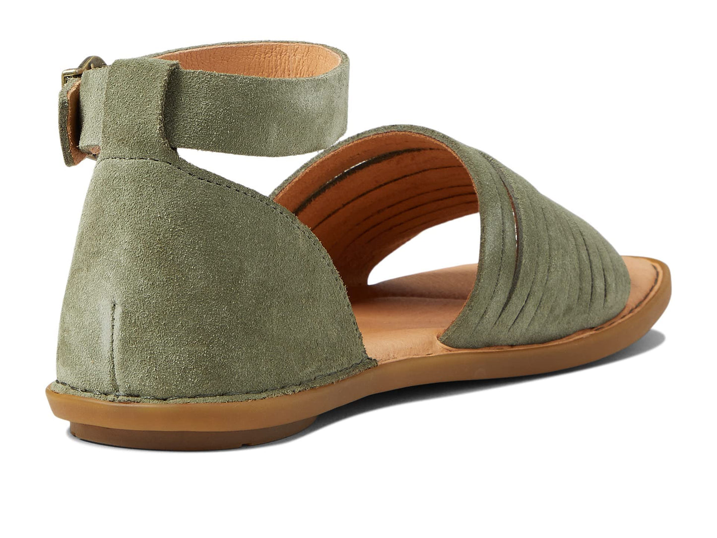 BORN Margot Green Suede 10 M (B)