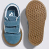 Vans - Toddlers Old Skool V Sneakers with Fastner, Color Blue/True White, Size: 6 M US Toddler