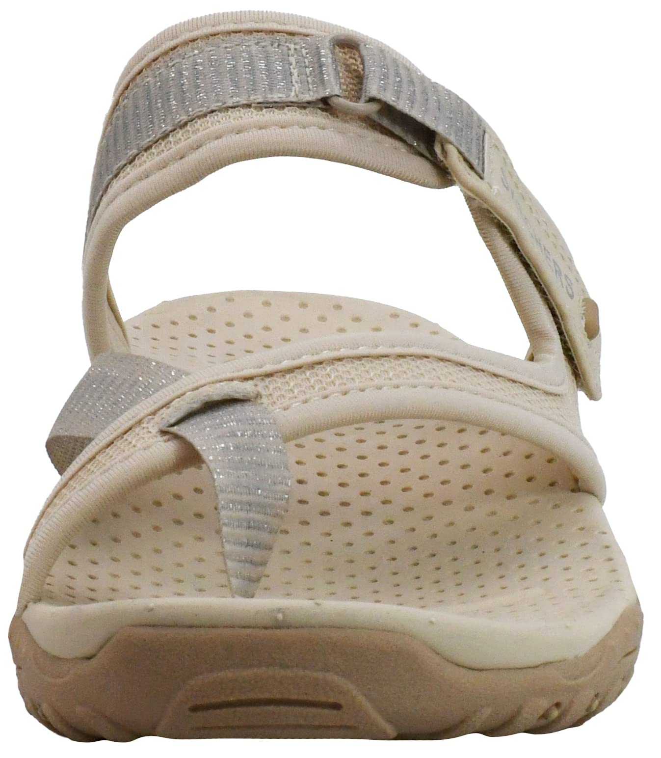 Skechers womens Reggae - Seize the Day - Toe Thong Sandal, Dark Natural, 9.5 M US