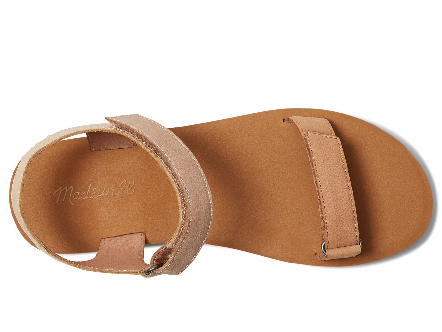 Madewell The Maggie Sandal in Colorblock Sandstone Multi 8 M
