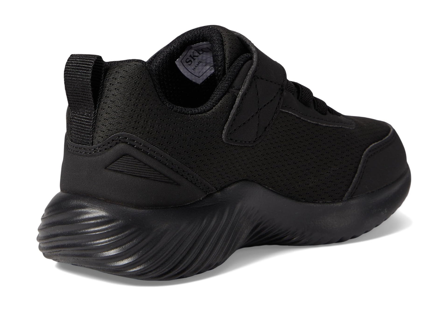 Skechers Boys' Bounder Dripper Drop Waterproof Sneaker, Black/Black, 11 Little Kid