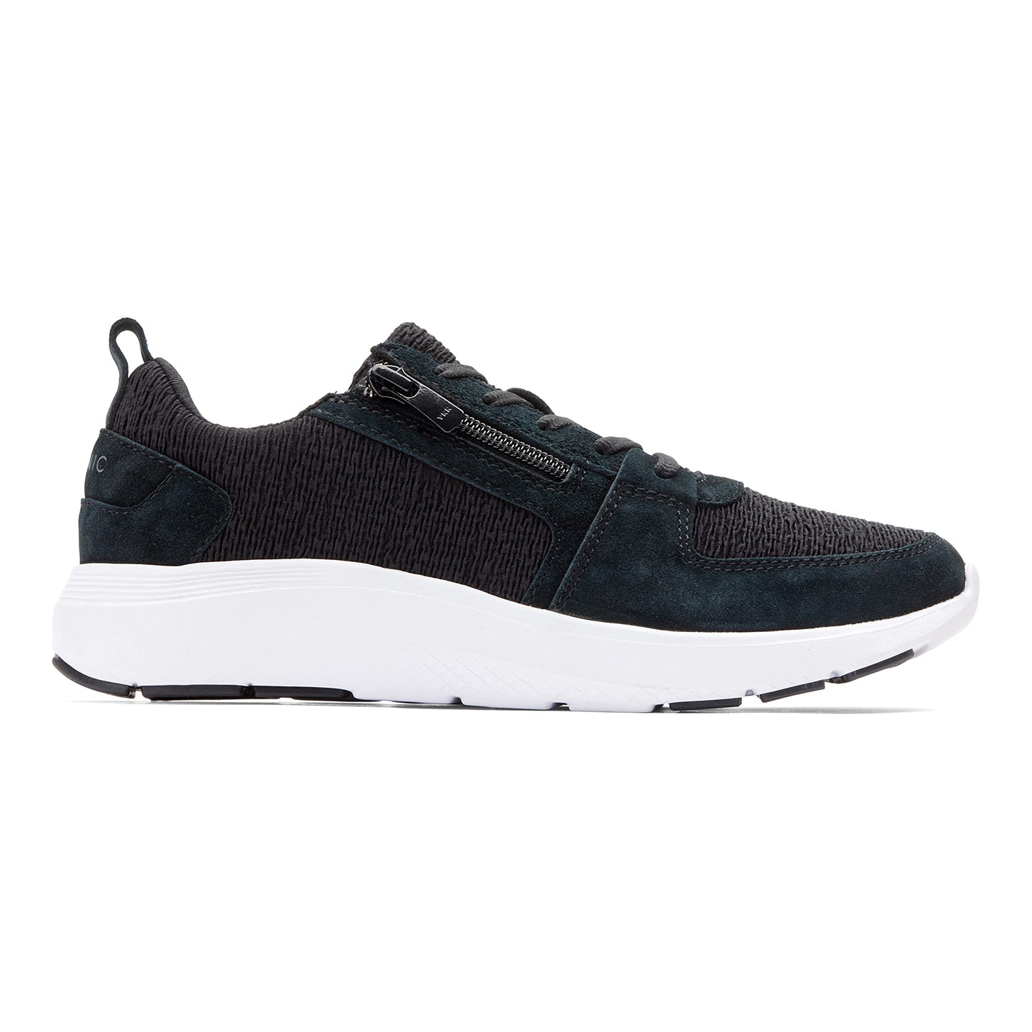 Vionic Women's Delmar Remi Lace-Up Fashion Sneakers- Supportive Walking Shoes That Include Three-Zone Comfort with Orthotic Insole Arch Support, Sneakers for Women Black 8 Medium US