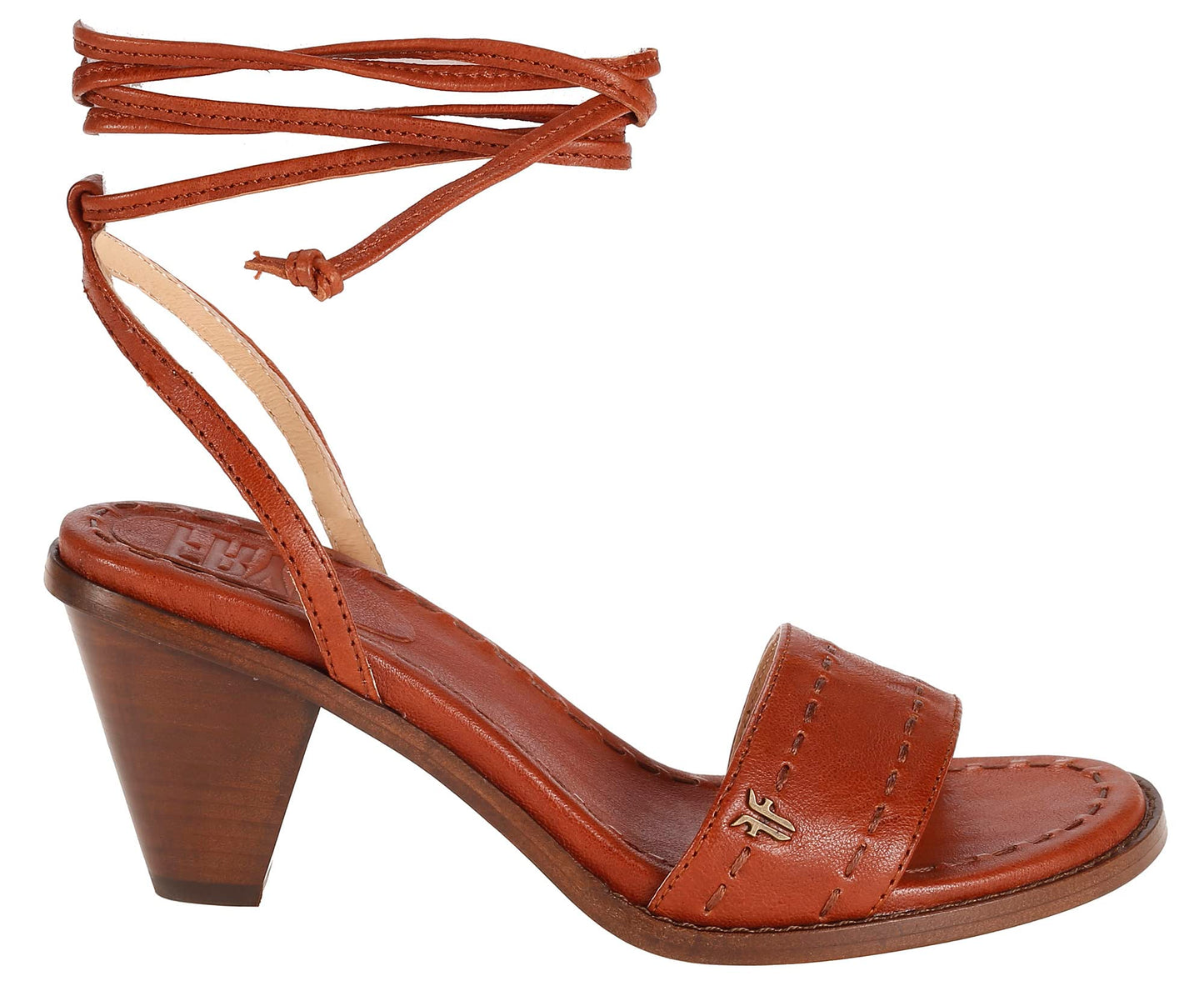 Frye Estelle Ankle Tie Cognac 9.5 B (M)