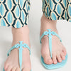 Tory Burch Women's Roxanne Jelly Sandals, Island Blue/Island Blue, 10 Medium US