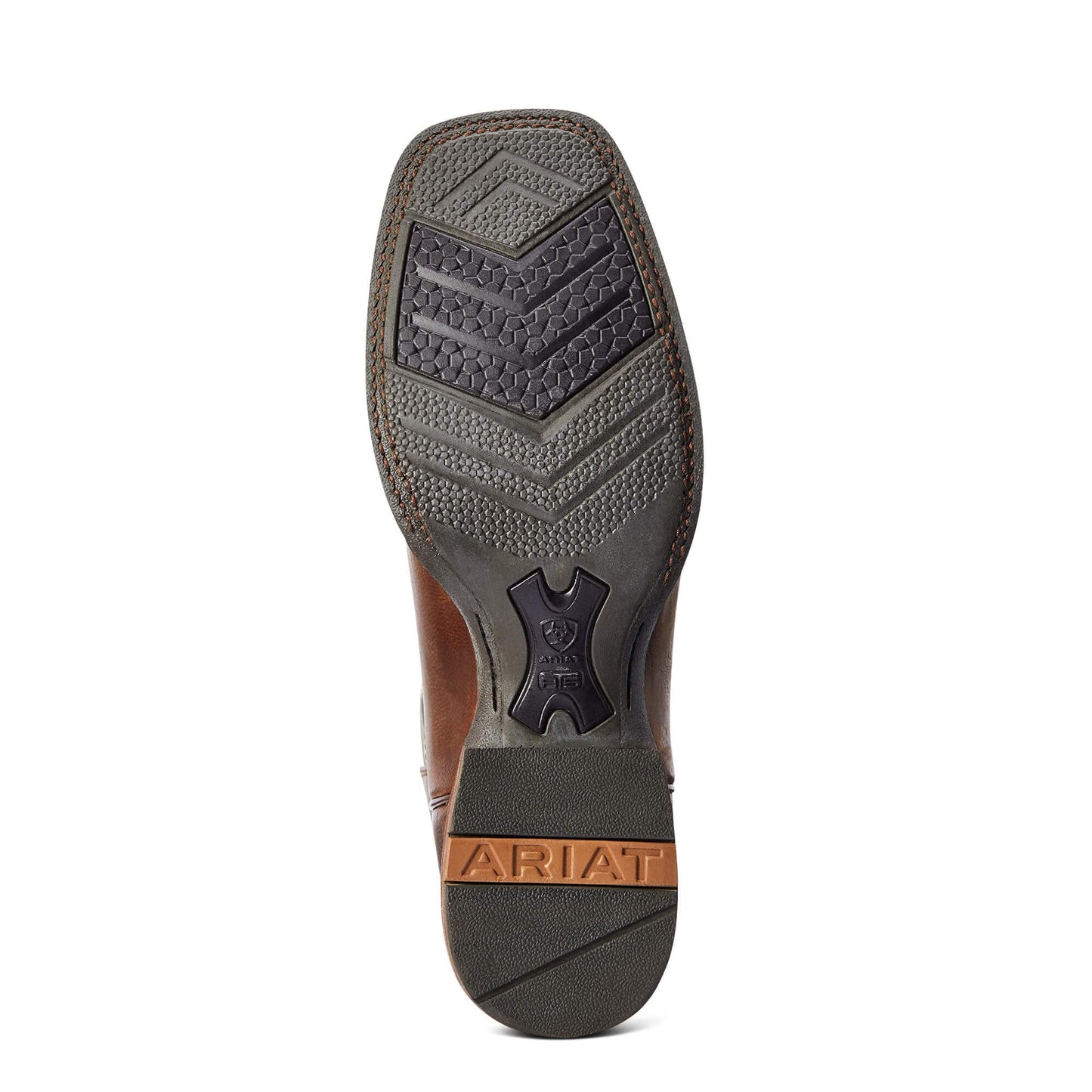 ARIAT BMVY9 Mens Ridin High Western Boot Pecan Brown 8.5