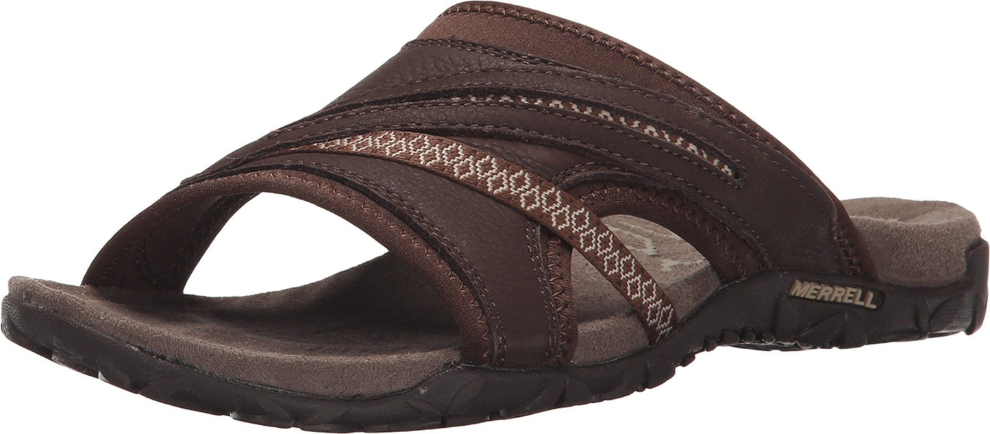 Merrell Women's Terran Slide II Sandal, Dark Earth, 7 M US