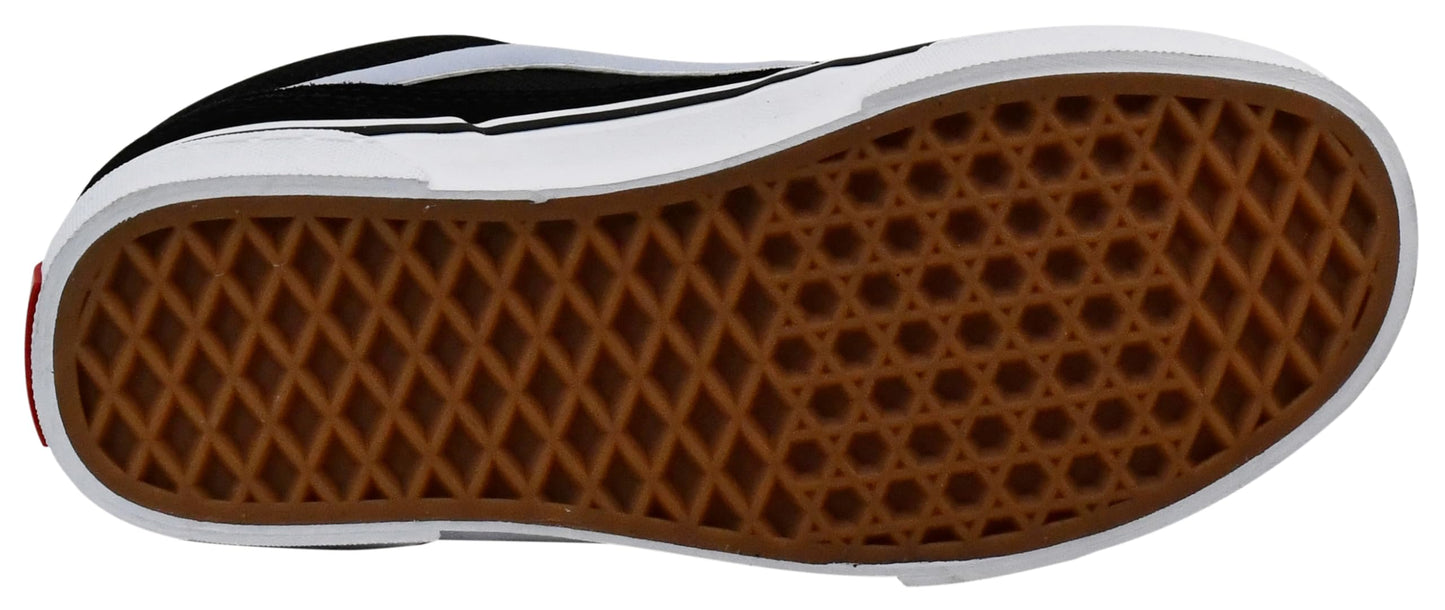 Vans Women's Caldrone Sneaker, Suede/Mesh Black/Light Blue, 7 M US