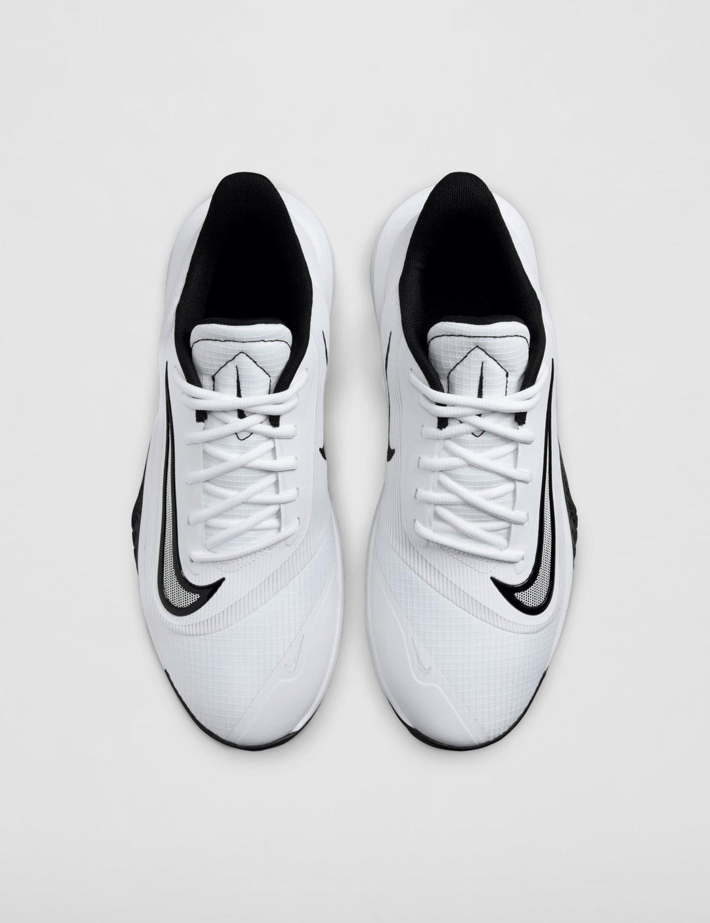 Nike Men's Precision 7 Basketball Shoes, White/Black, 4.5