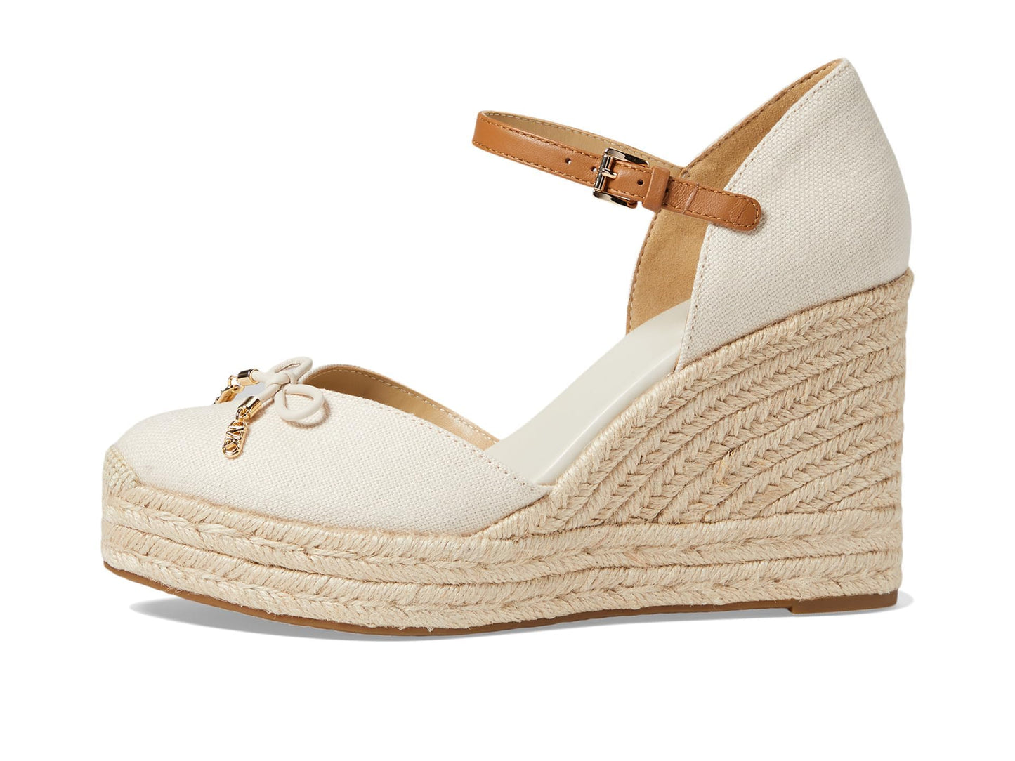 Michael Kors Nori Wedge Espadrille Light Cream 7 M
