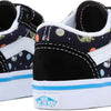 Vans Toddler Old Skool V (Y61) Glow Cosmic Zoo Black/Blue Size 8