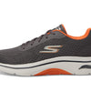Skechers Men's Go Walk Arch Fit 2.0 Sneaker, Charcoal/Orange, 10