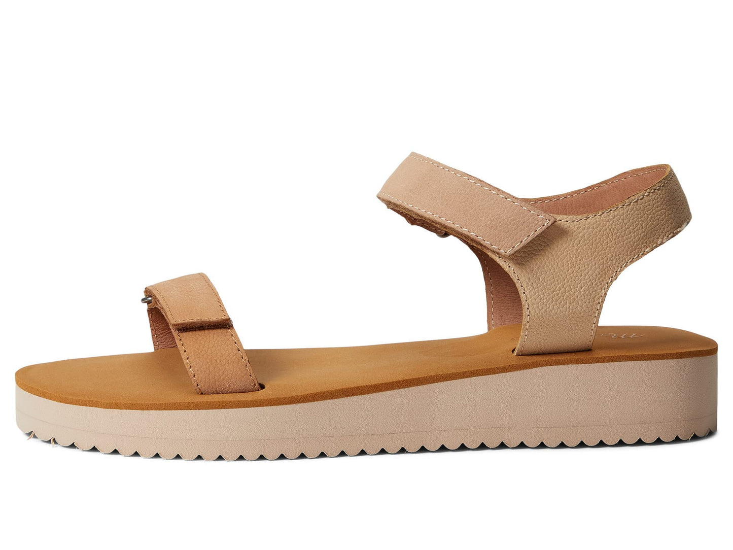Madewell The Maggie Sandal in Colorblock Sandstone Multi 8 M