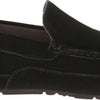 UGG Men's Alder Black Suede Slipper, 12 D - Medium
