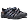 KEEN Unisex-Child Newport H2 Closed Toe Water Sandals,Steel Grey/Black,6 Big Kid