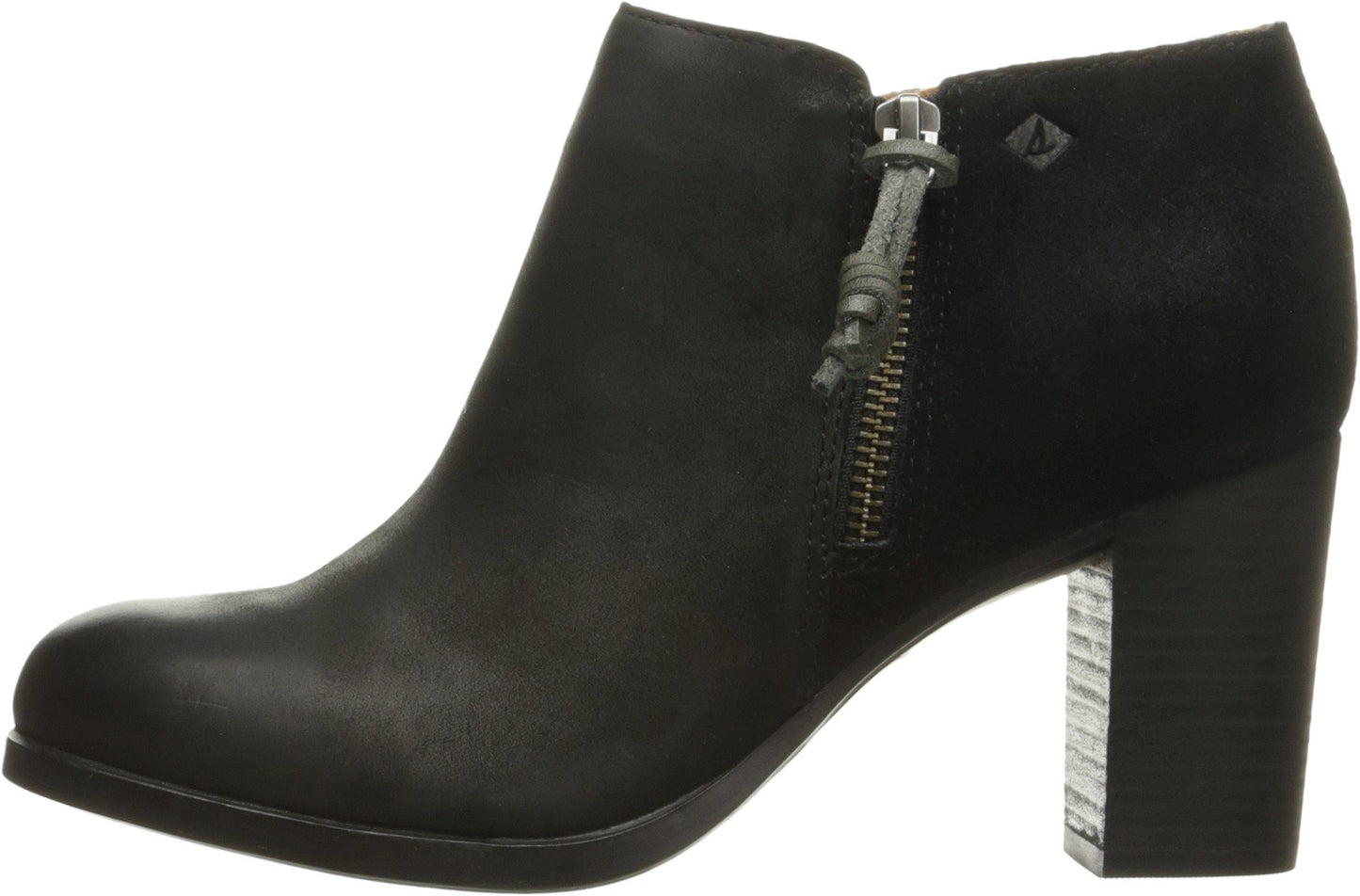 Sperry Women's Dasher Lille BLK Ankle Bootie, Black, 9 M US