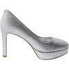 Michael Kors Chantal Platform Pump Silver 7.5 M