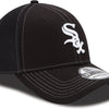 New Era MLB Neo Team Color 39Thirty Stretch Flex Fit Hat Cap (as1, Alpha, m, l, Chicago White Sox Black)