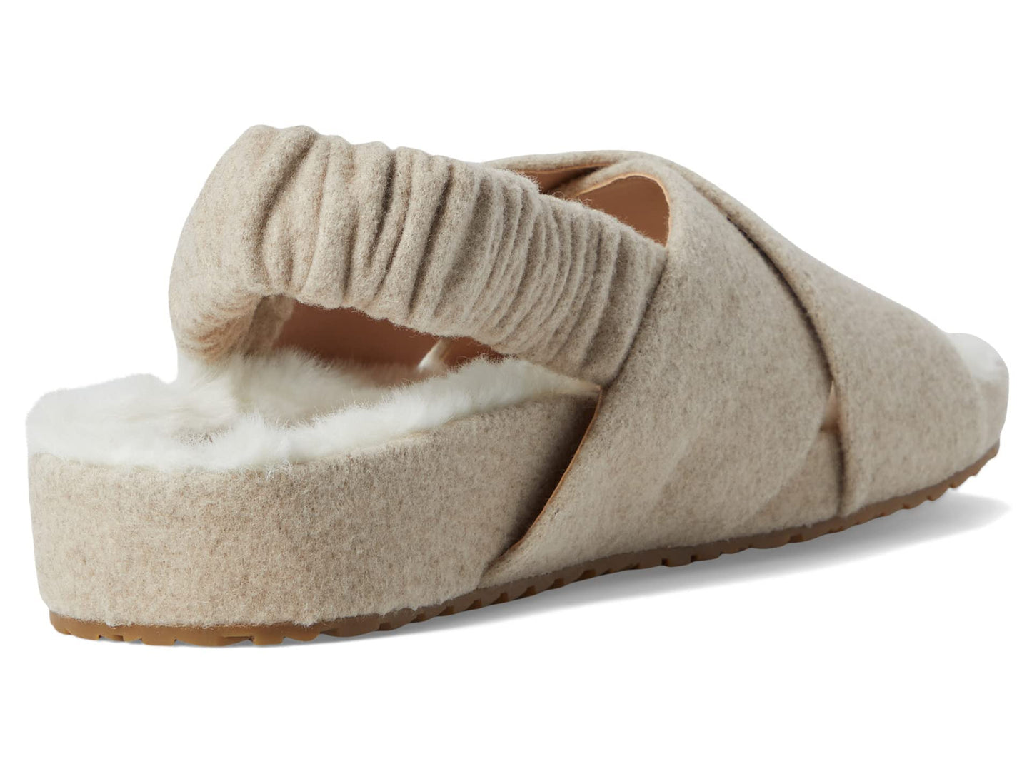 Cole Haan Mojave Crisscross Sandal Oatmeal Wool 9.5 B (M)