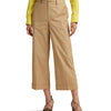 Lauren Ralph Lauren Womens Petite Pleated Cotton Twill Cropped Pants Birch Tan 4Px24