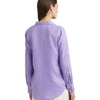 Lauren Ralph Lauren Womens Linen Shirt Wild Lavender XS