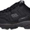 Skechers Men's Vigor 2.0 Trait Memory Foam Sneaker, Black/Black, 8.5 W US
