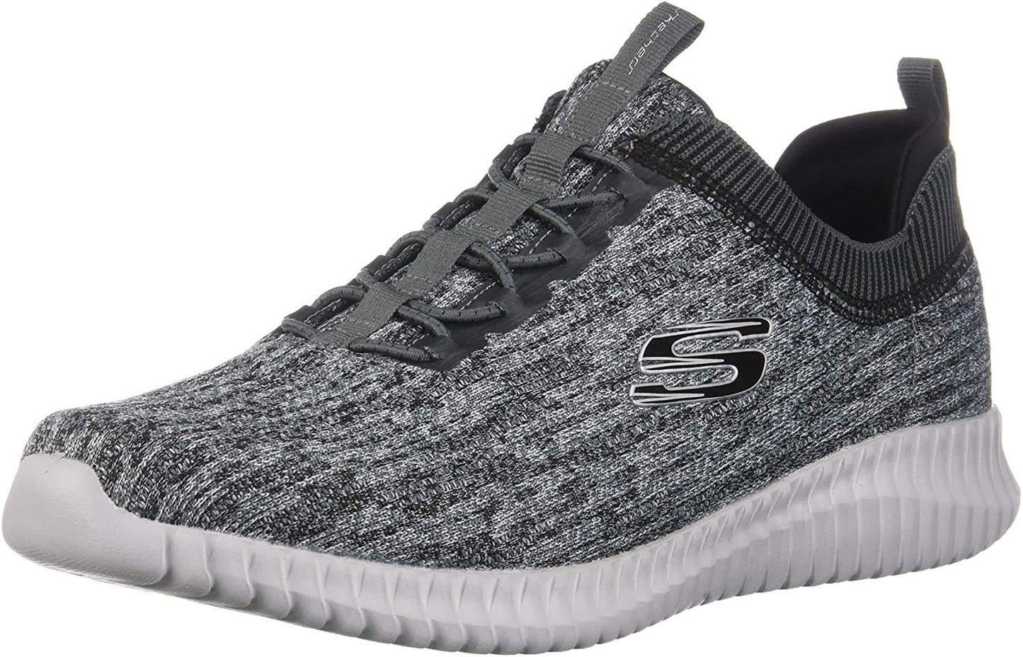 Skechers Men's Elite Flex - Hartnell, Gray/Black, 10