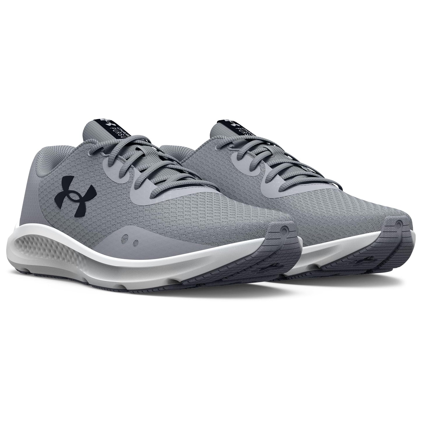 Under Armour Men's Charged Pursuit 3 Running Shoe, Mod Gray (104)/Black, 7