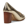 Michael Kors Rory Heeled Loafer Pale Gold 8 M