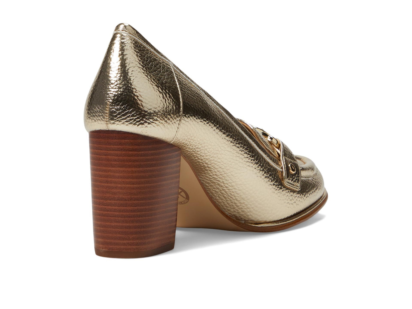 Michael Kors Rory Heeled Loafer Pale Gold 8 M