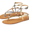 Schutz Women's Elsie Sandal, Ouro Claro Orch/Prata, 10
