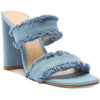 Schutz Women's Amely Sandal, Azul/Summer Jeans, 7