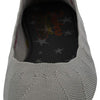 Skechers Women's Cleo Bewitch Ballet Flat, Light Grey, 7.5 W US