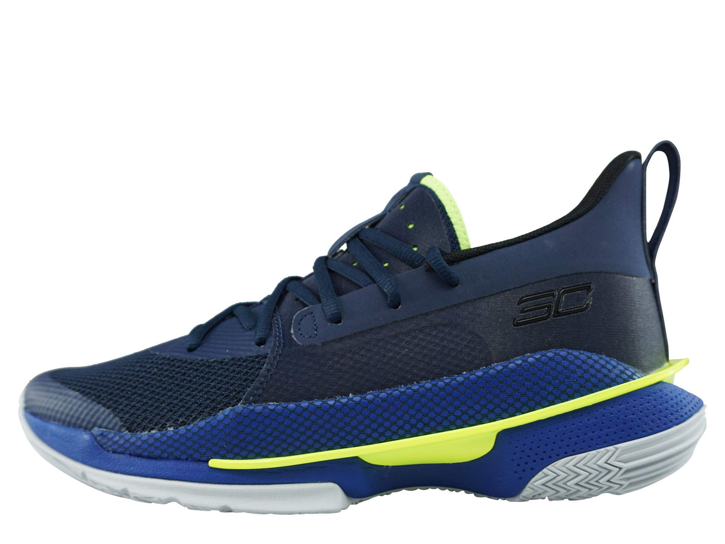 Under Armour Kids' Grade School UA Curry 7 Basketball Shoes 3.5 Navy