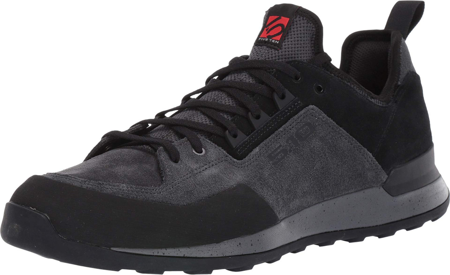 Five Ten Five Tennie Men's Approach Shoe, Size 11.5, Black/Carbon/RED
