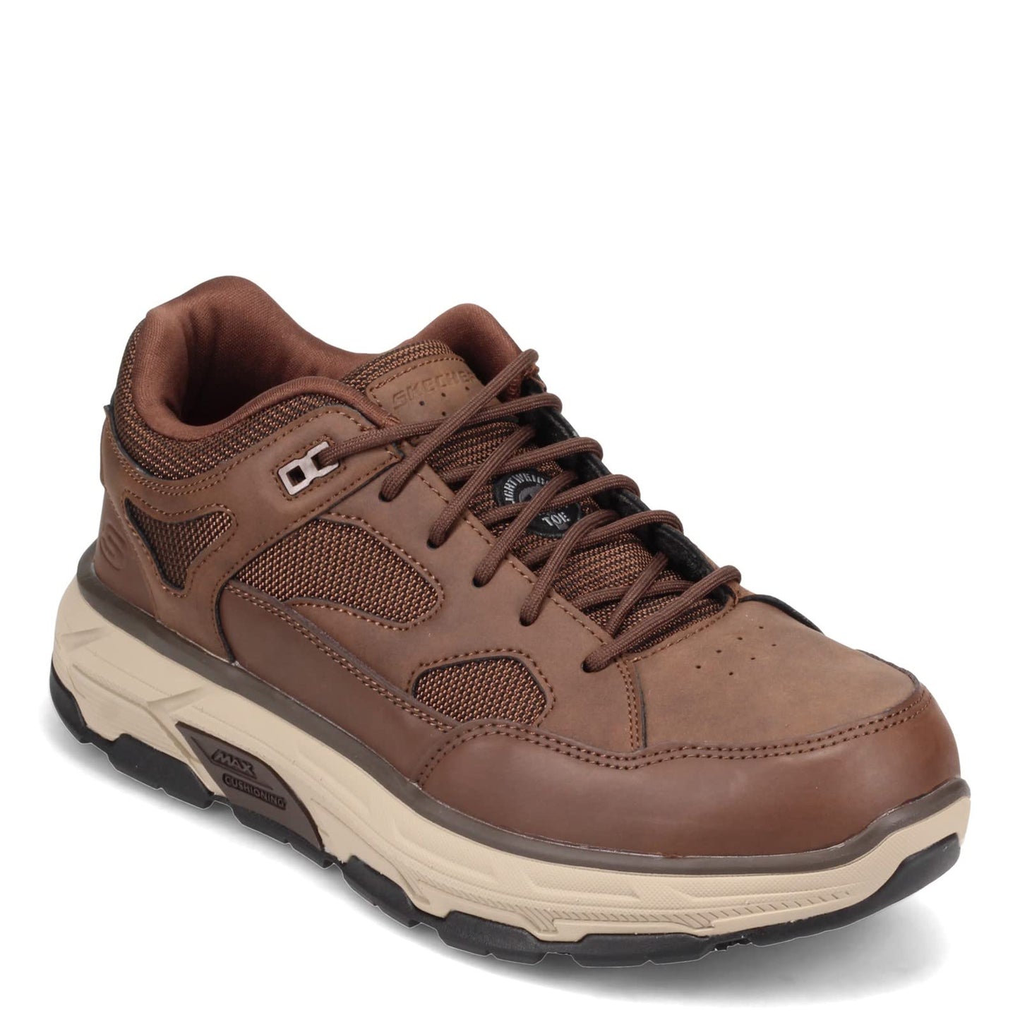 Skechers Max Stout ST Alloy Toe Brown 10 D (M)
