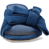 Stuart Weitzman Loveknot 50 Block Slide Indigo 8 B