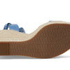 Michael Kors Esme Wedge Espadrille French Blue 9.5 M