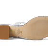 Stuart Weitzman Crystal Fleur 60 Slide Silver/Clear 8.5 B