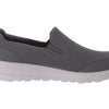 Skechers Men's Go Walk Max Clinched - Athletic Mesh Double Gore Slip on Walking Shoe, Grey/Burgundy, 11 X-Wide